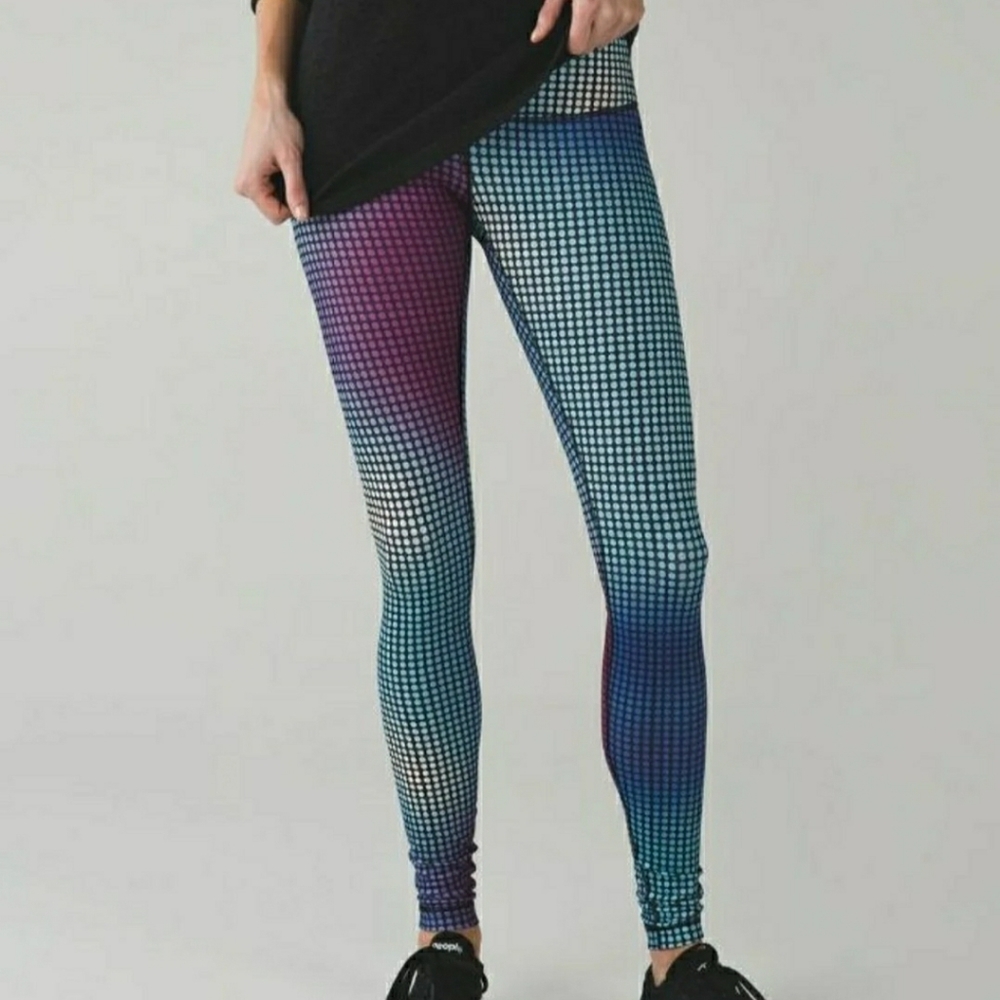 Lululemon Athletica Blue Gradient Leggings